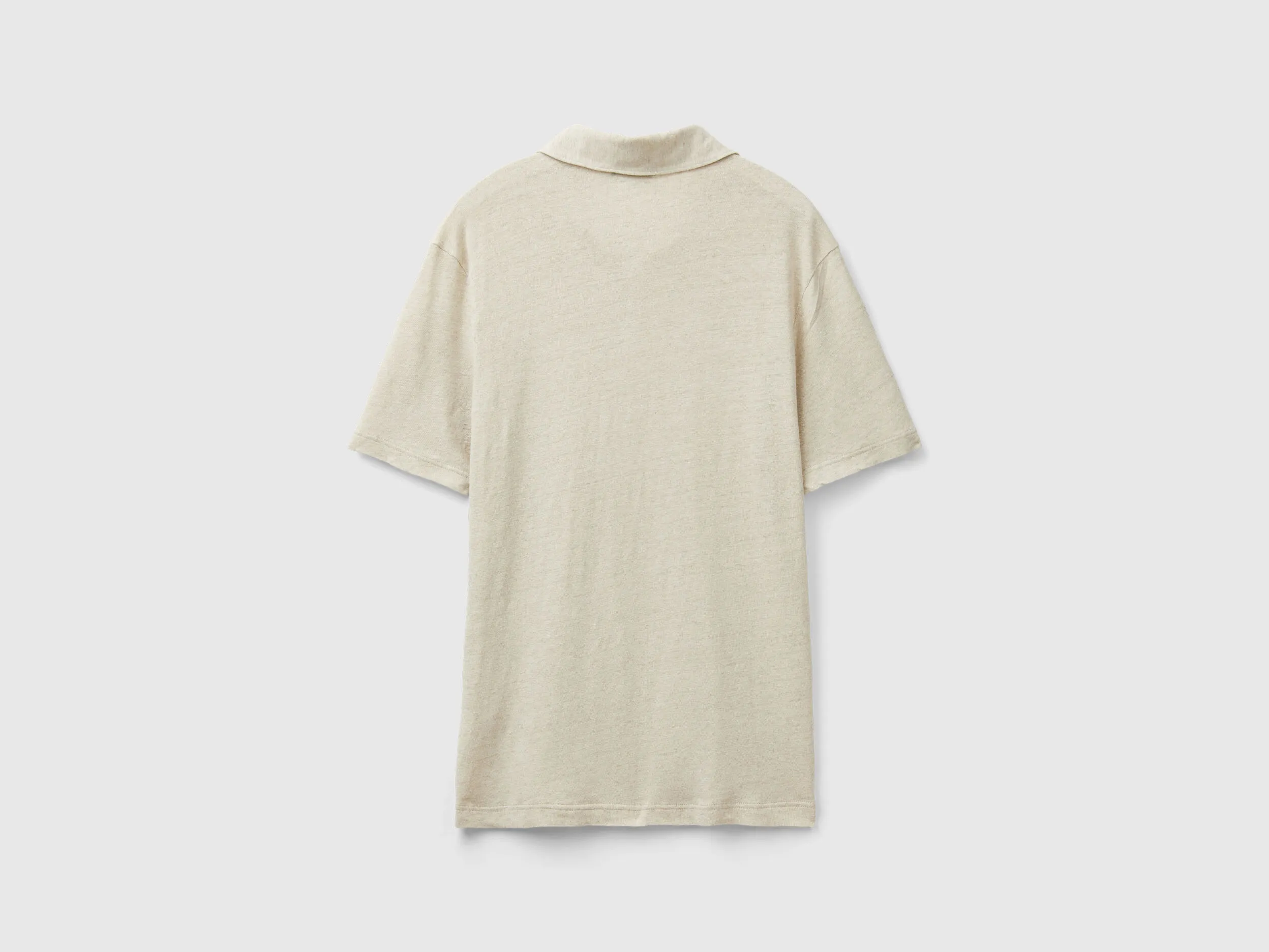 Polo de lino mixto