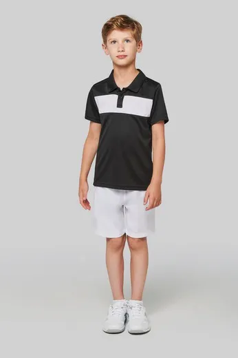 Polo de manga corta para niños