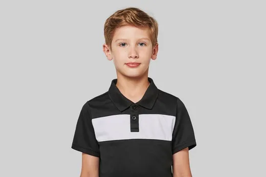 Polo de manga corta para niños