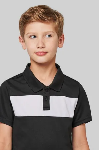 Polo de manga corta para niños
