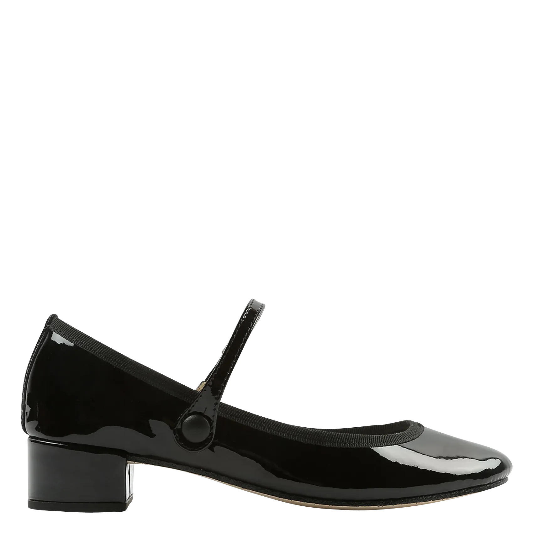 REPETTO ROSE  ZAPATOS DE CHAROL CON TACóN EN NEGRO