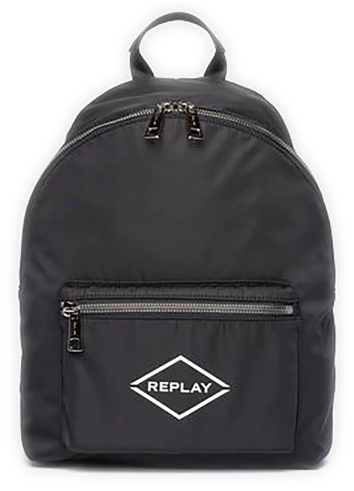 Replay FU3071.000 Mochila de nylon con bolsillo frontal para en negro
