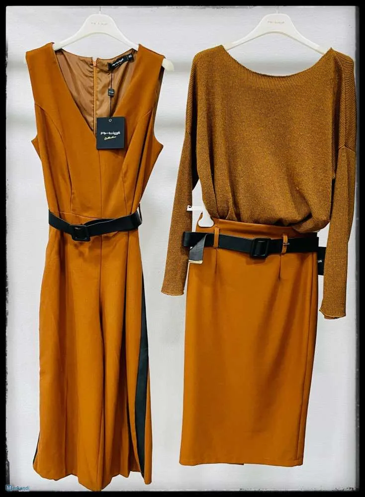 Ropa de mujer de stock firmada Le streghe A/W