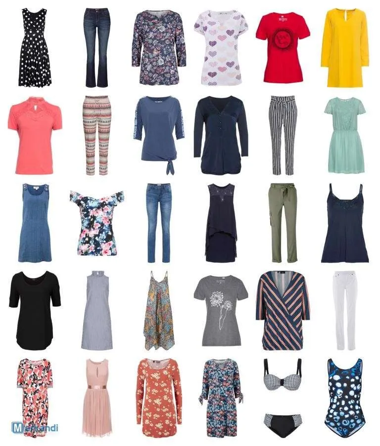 Ropa de verano para mujeres restante stock stock mix