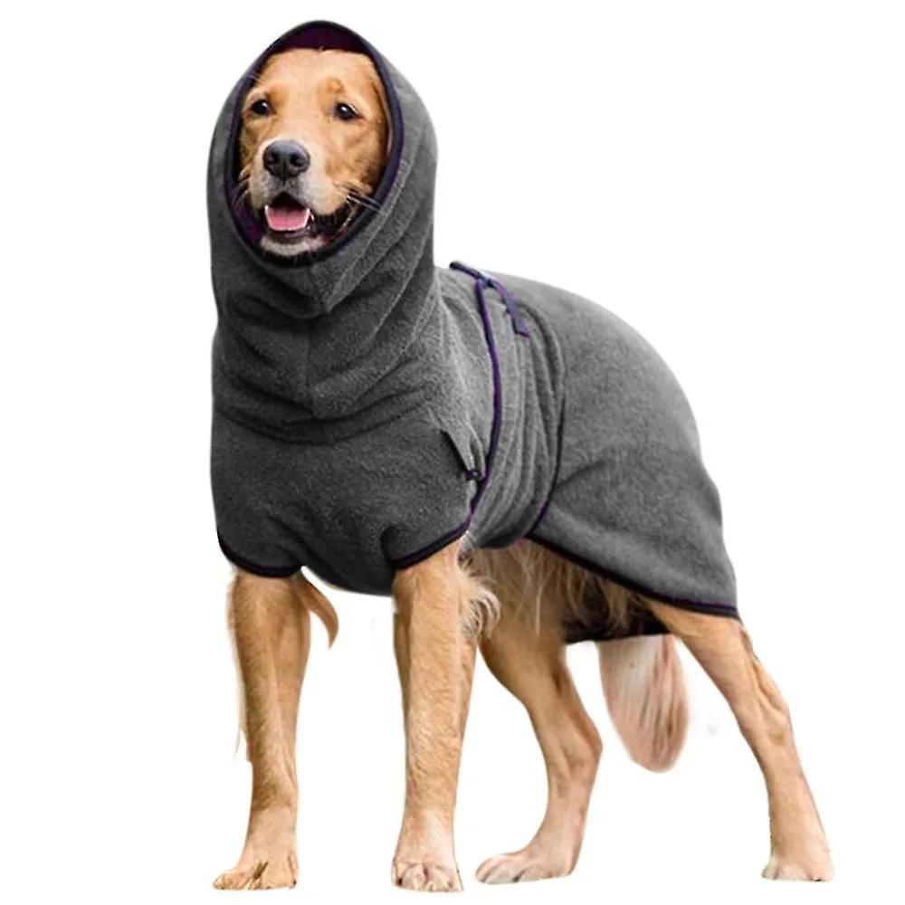 Ropa para mascotas Perro Towelling Secado Bata Ropa de dormir Abrigo Cachorro Appare cálido Appare