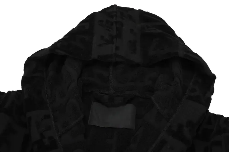 Ropa para niños Albornoz de terciopelo Bata Diseñadores Barroco Pijamas de moda Hombres Mujeres Carta Jacquard Logotipo Impresió