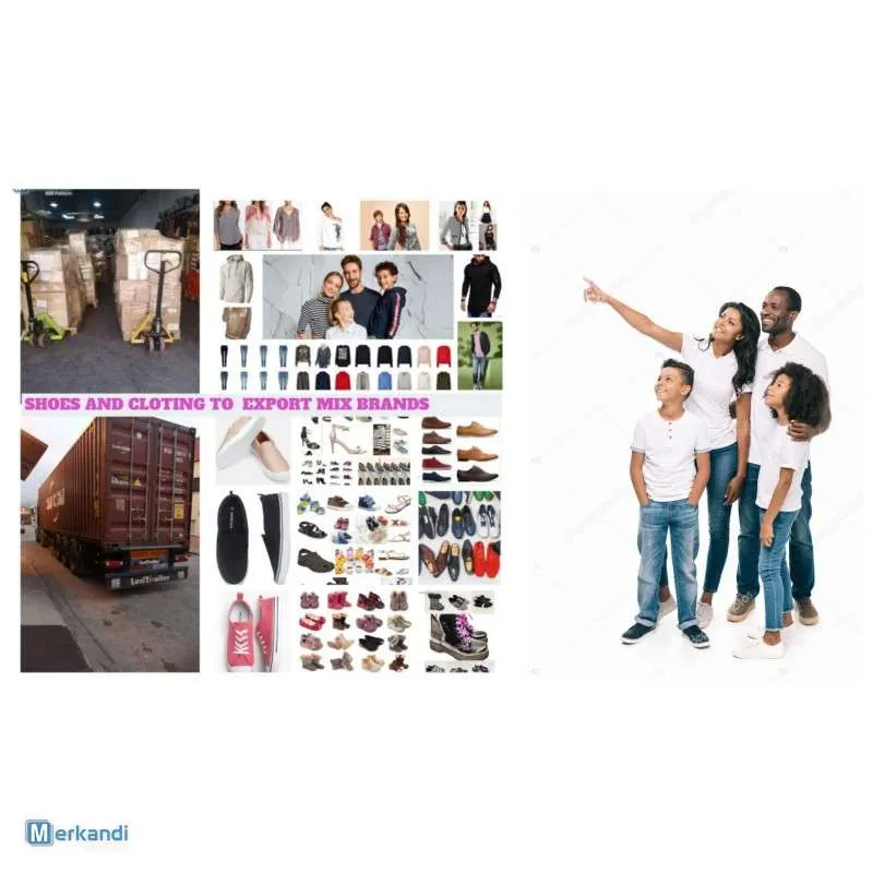 ROPA Y CALZADO PARA EXPORTACIóN EN CONTENEDOR DE 20 PIES REF: 1728  VENTA MíNIMA 7000 PIEZAS