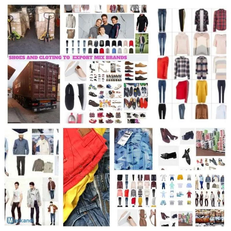 ROPA Y CALZADO PARA EXPORTACIóN EN CONTENEDOR DE 20 PIES REF: 1728  VENTA MíNIMA 7000 PIEZAS