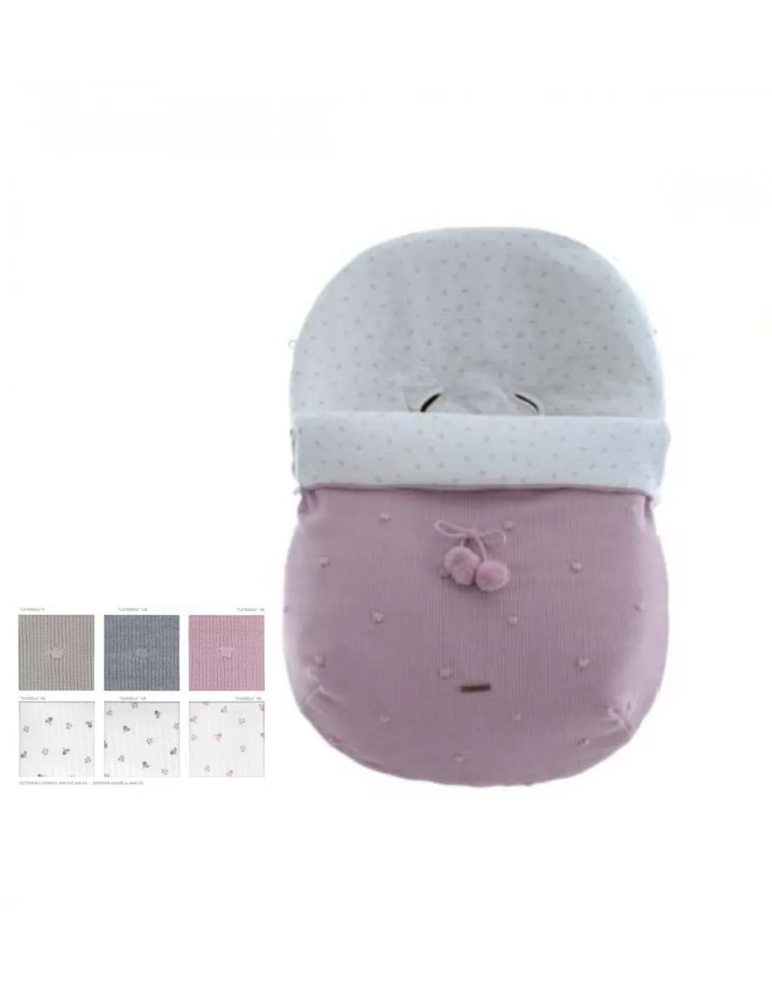 Saco de silla de coche de punto Caterina Uzturre Invierno