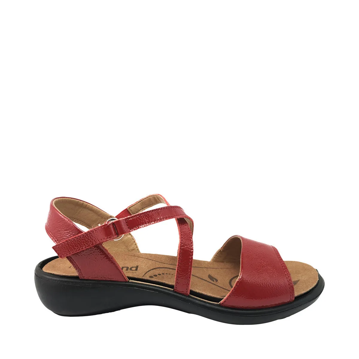 SANDALIA  IBIZA 73 CHAROL ROJO
