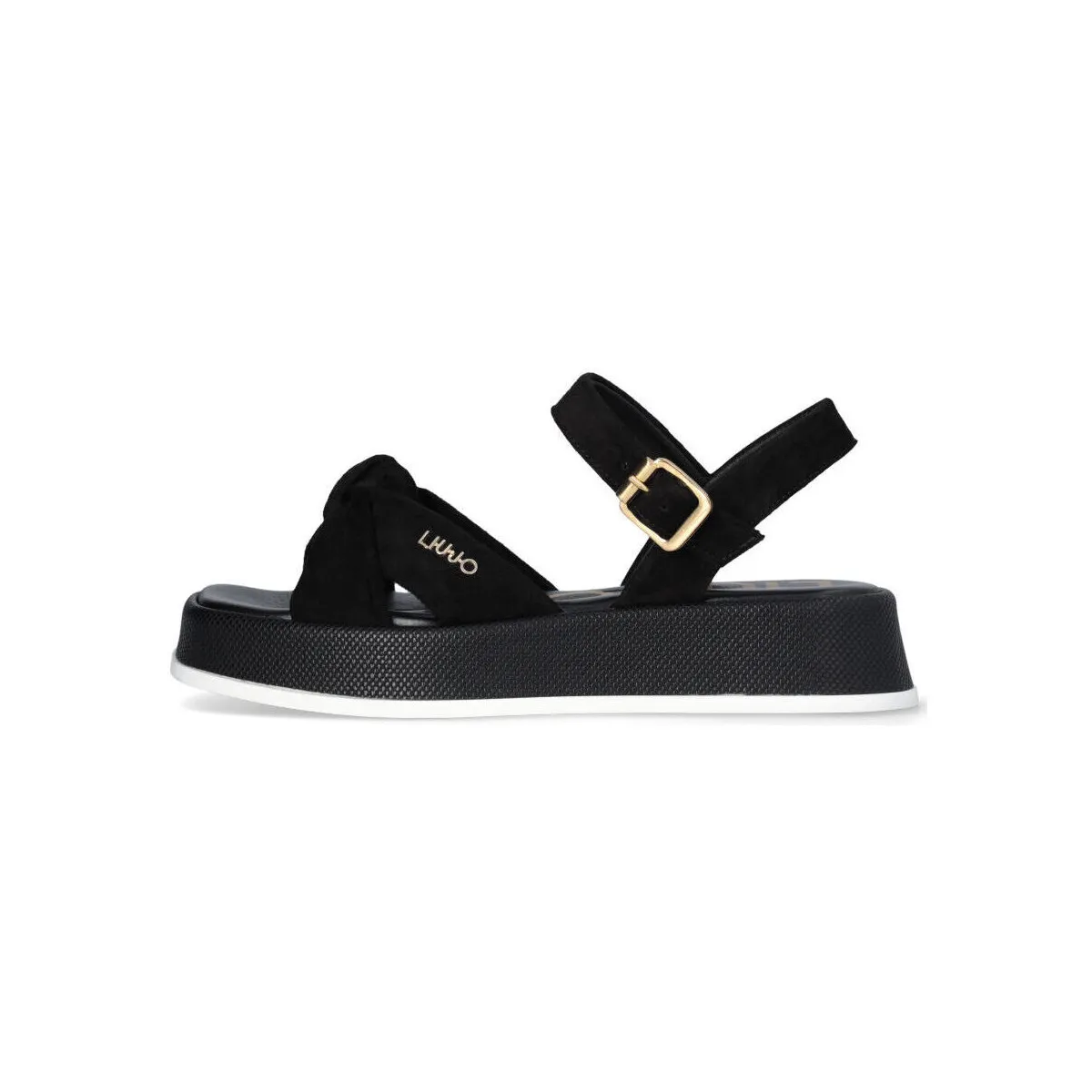 Sandalias de ante con plataforma