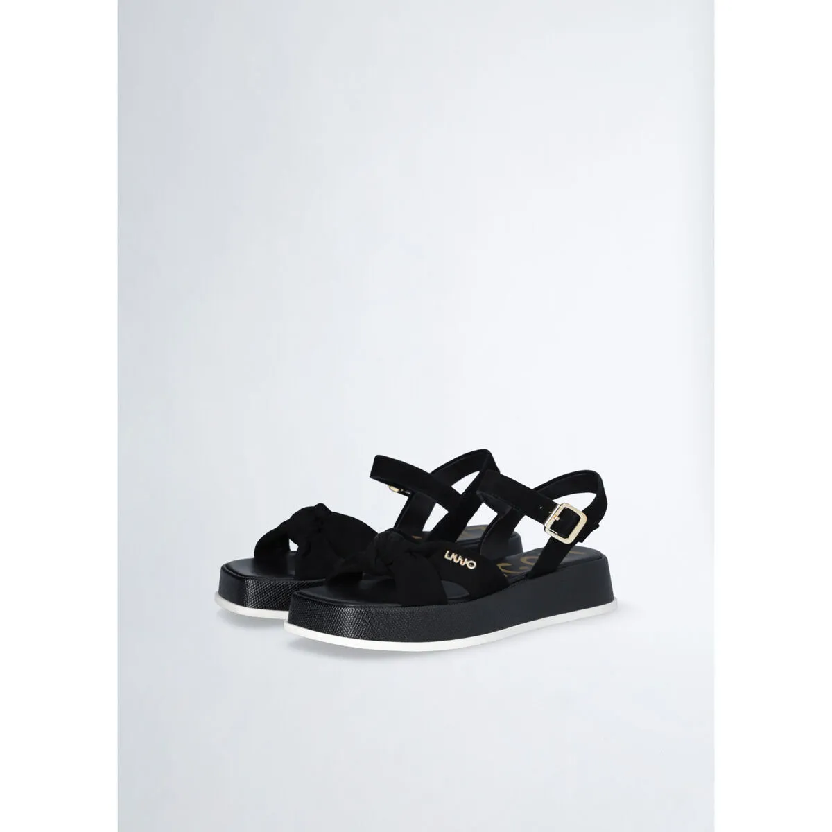 Sandalias de ante con plataforma