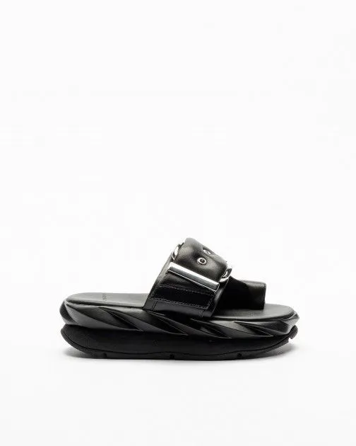 Sandalias de plataforma 4ccccees Mellow Glow Negro