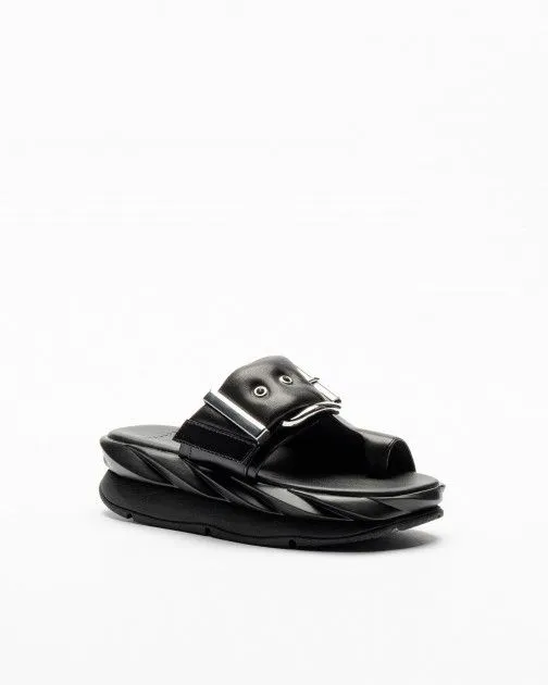 Sandalias de plataforma 4ccccees Mellow Glow Negro