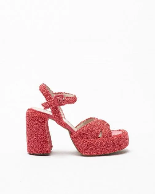 SANDALIAS DE TACóN ALTO ELENA IACHI E3356T2 ROSA