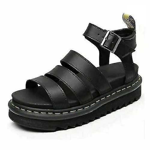 Sandalias gruesas para mujer suela gruesa Strappy Block Flatforms zapatos Verano nueva talla