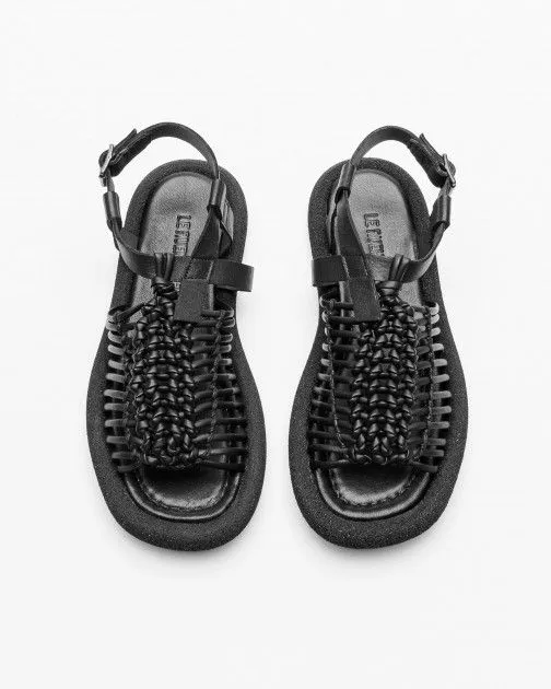 Sandalias Le Ruemarcel Hama 1116 Negro
