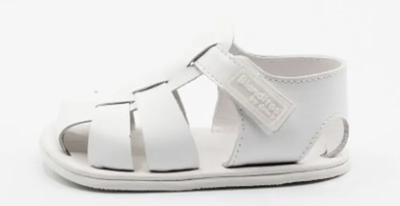 Sandalias Y Zue Blanditos CIELO piel blanco