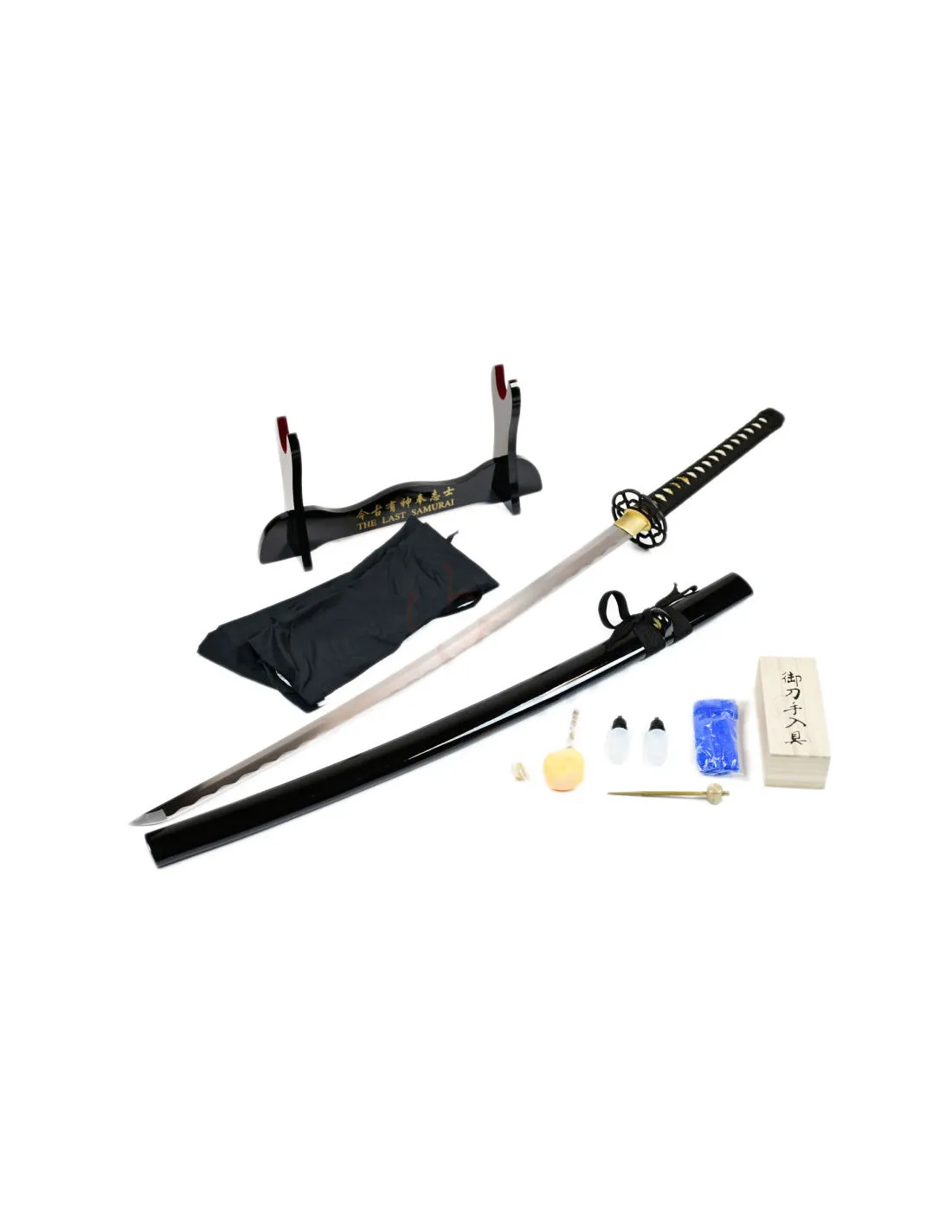 Set katana forjada a mano de El Último Samurai