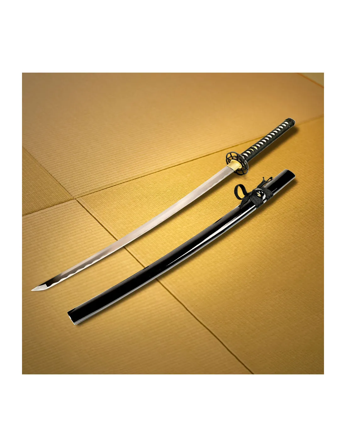 Set katana forjada a mano de El Último Samurai