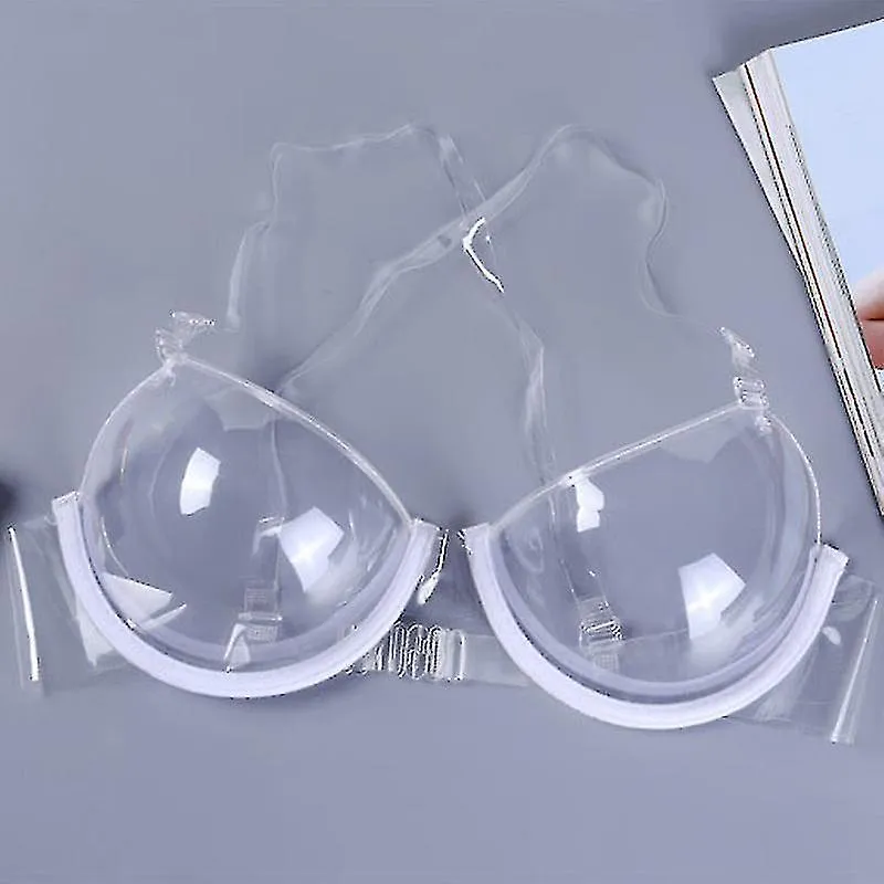 SEXY WOMEN 3/4 CUP TRANSPARENTE CLARO PUSH UP BRA ULTRATHIN STRAP INVISIBLE BRAS ROPA INTERIOR
