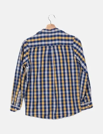 Sfera Camisa de cuadros bicolor