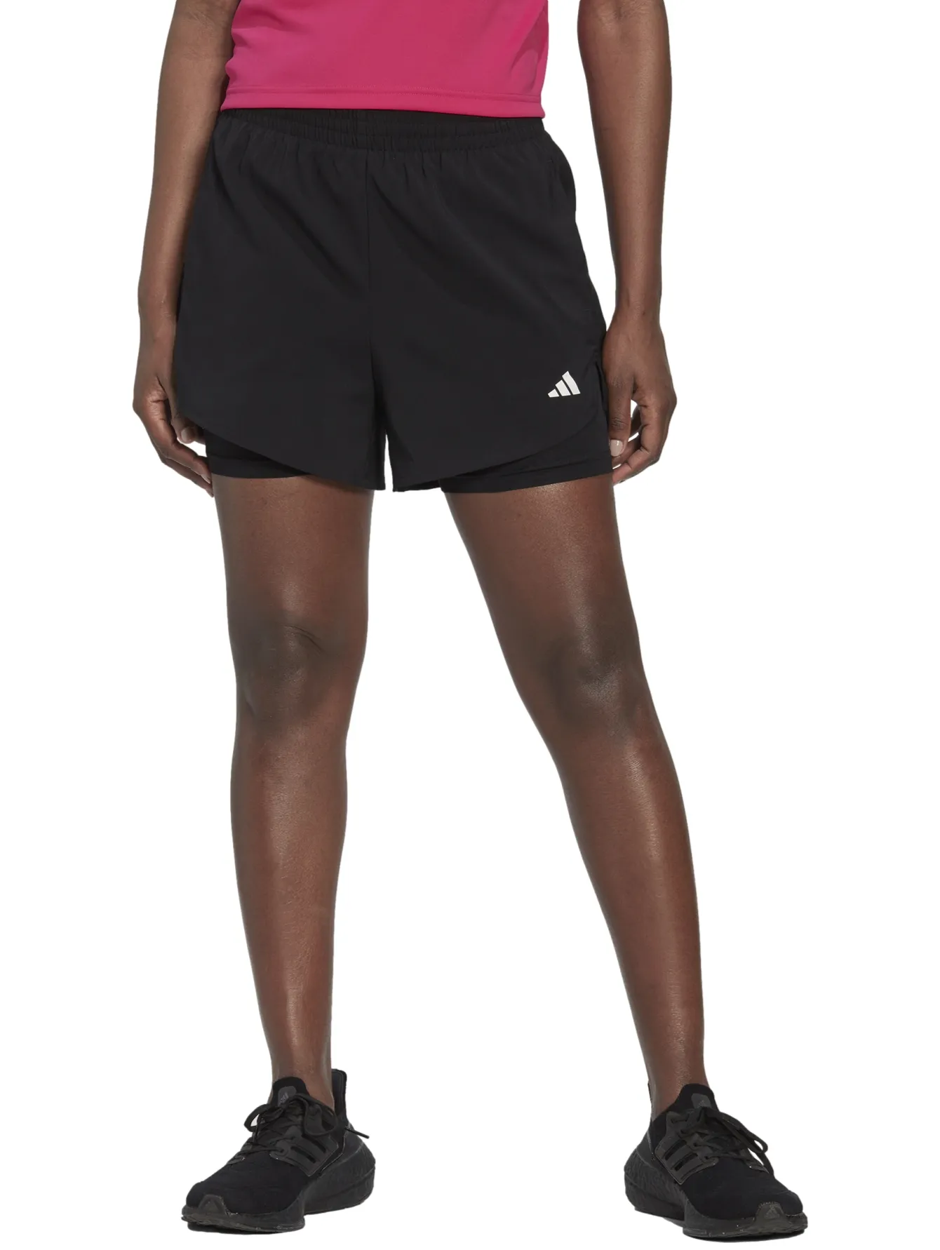 Short Adidas Minimal Negro Para Mujer