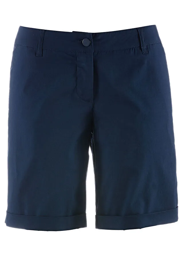Short de algodón verano Azul marino