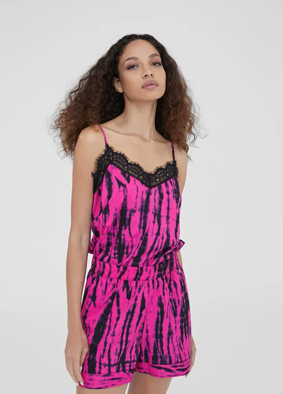Short saten print Lola Casademunt