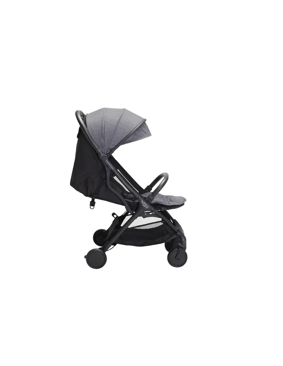 Silla paseo Momi negra charcoal de Tutti Bambini