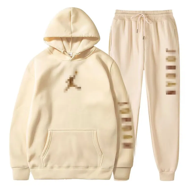 Situos de canciones para hombres Conjunto de 2 piezas de jogging negro ropa de moda de sudadera con capucha