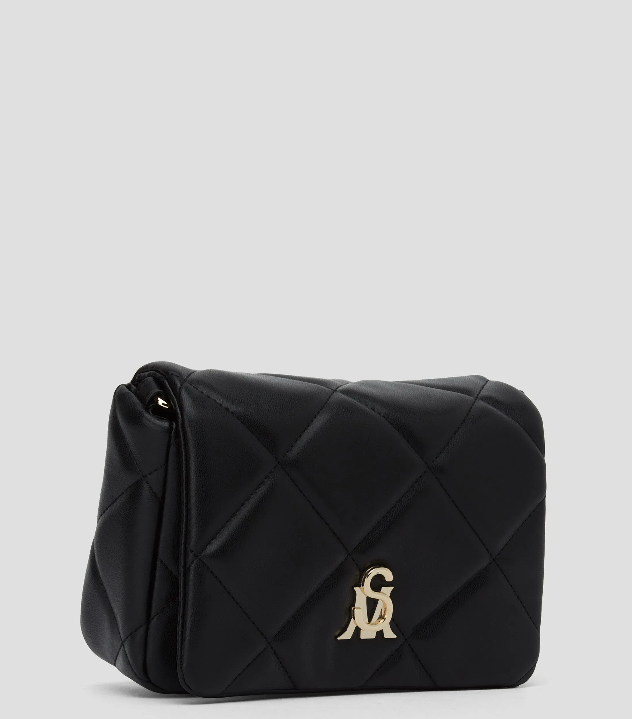 Steve Madden Bolso shoulder negro Bramsey capitonado Mujer