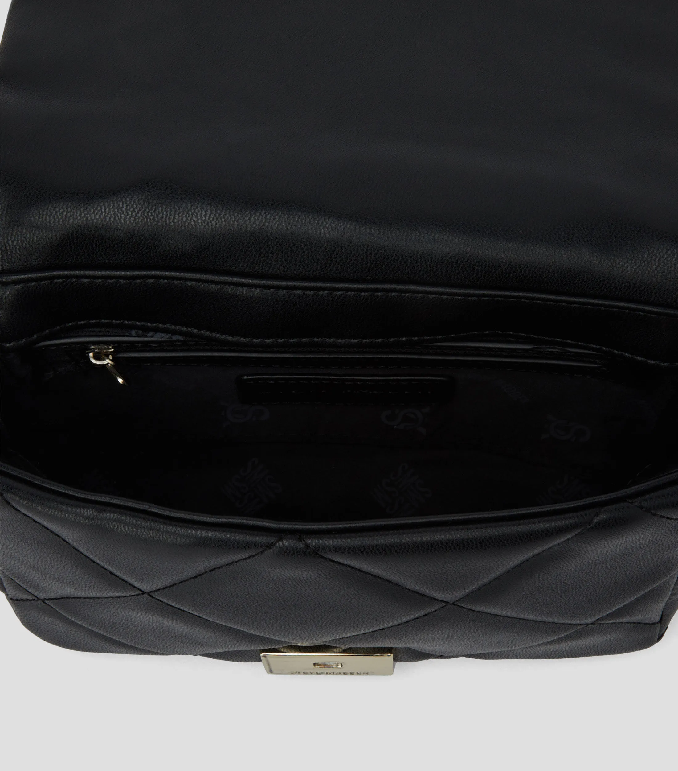 Steve Madden Bolso shoulder negro Bramsey capitonado Mujer