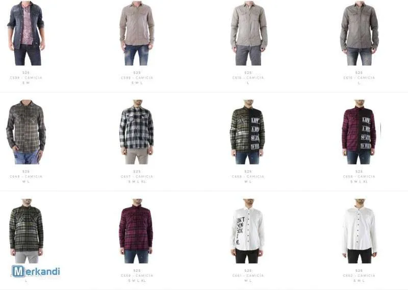 STOCK CAMISAS DE HOMBRE 525