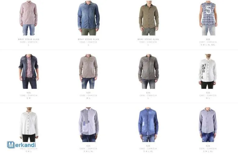 STOCK DE CAMISAS HOMBRE 525 S/S