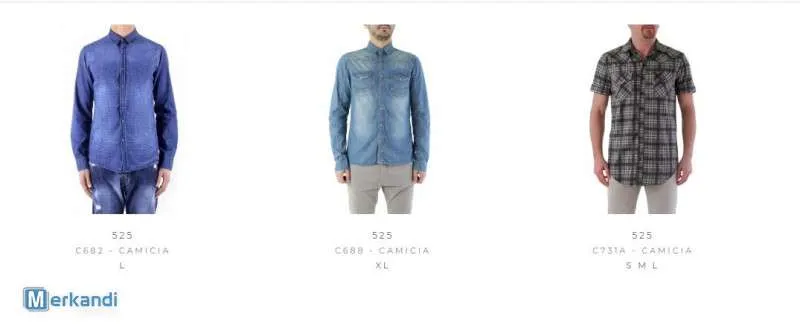 STOCK DE CAMISAS HOMBRE 525 S/S