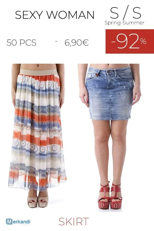 STOCK FALDAS SEXY WOMAN PRIMAVERA/VERANO