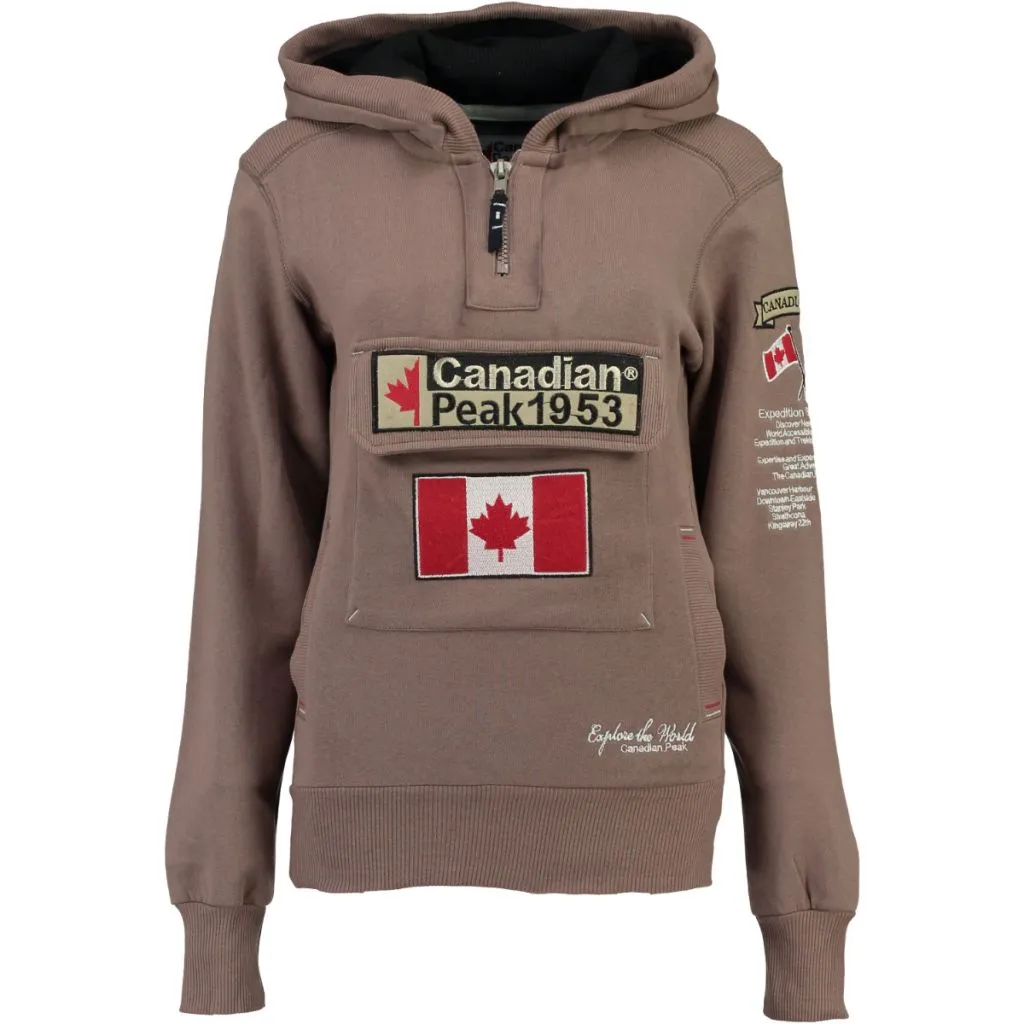 SUDADERA DE NIÑO GALAPAGOS MARRÓN
