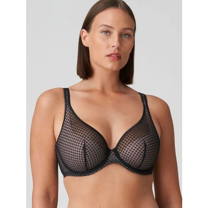 Sujetador Primadonna Twist Glass Beach escotado con foam 0142354 Negro