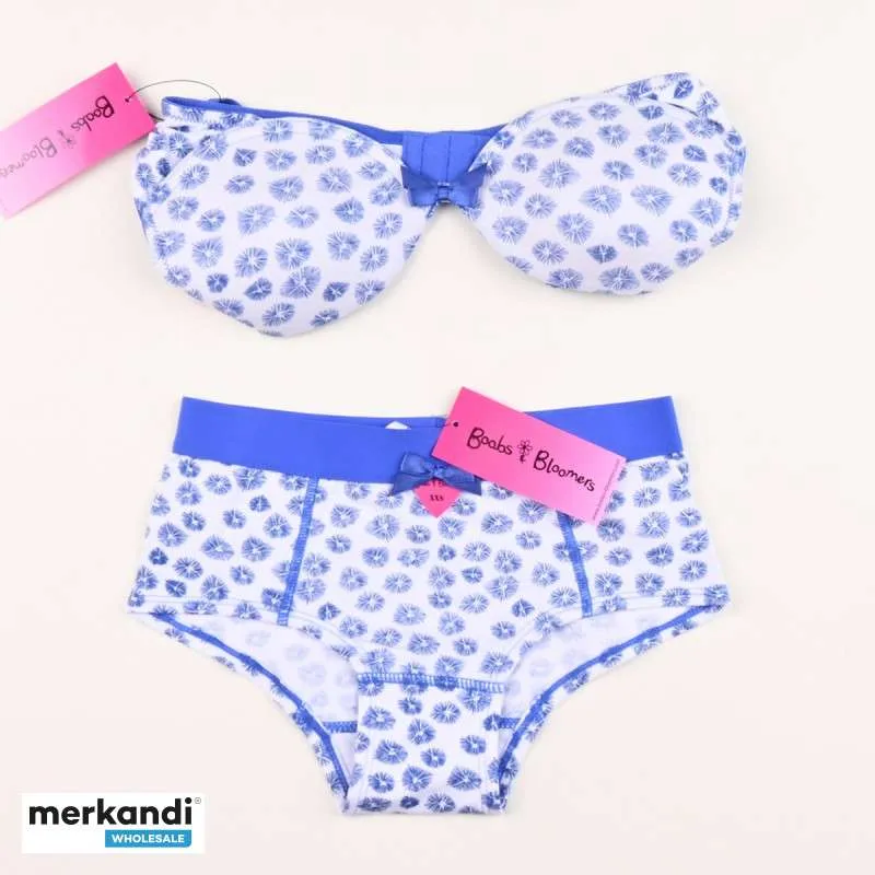 TETAS Y BLOOMERS ROPA INTERIOR PARA NIÑAS (SUJETADOR, BRAGAS Y TRAJES DE BAÑO) MIX STOCKLOT (AC81)