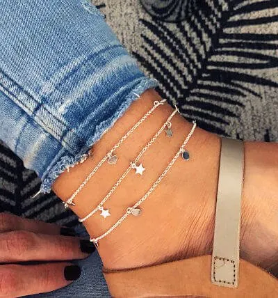 Tobillera Estrellas