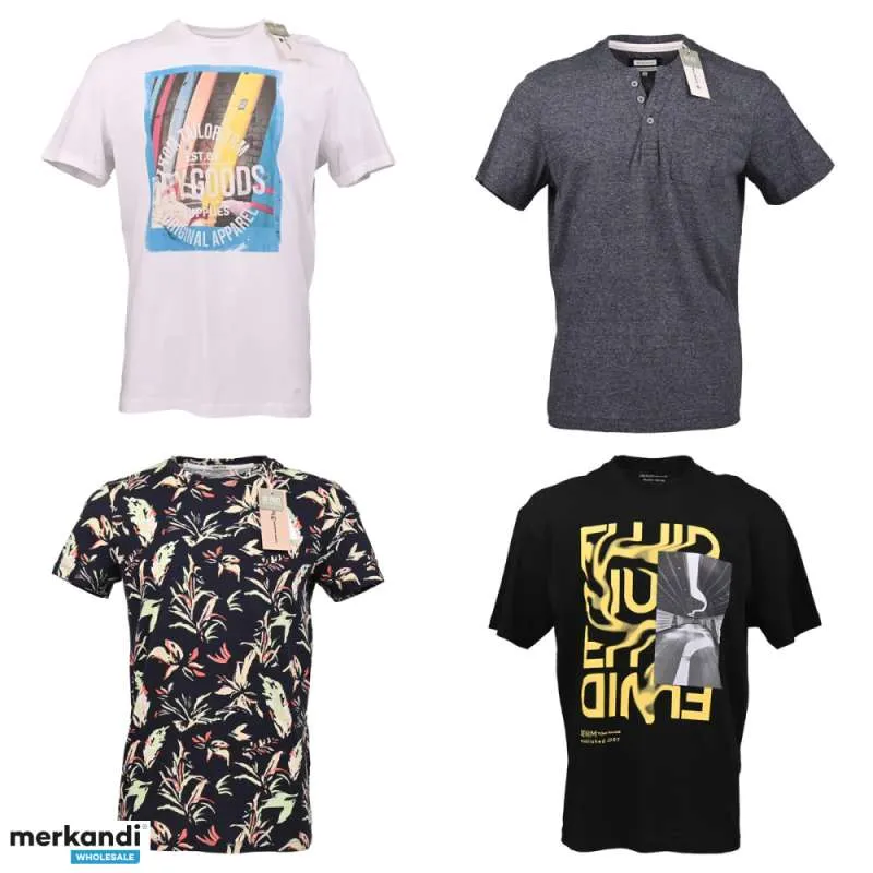 TOM TAILOR CAMISETAS DE HOMBRE DE ALTA CALIDAD MIX PRIMAVERA VERANO (AE32)