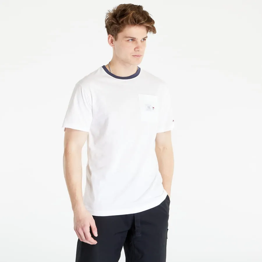 TOMMY HILFIGER JEANS CLASSIC LABEL RINGE TSHIRT