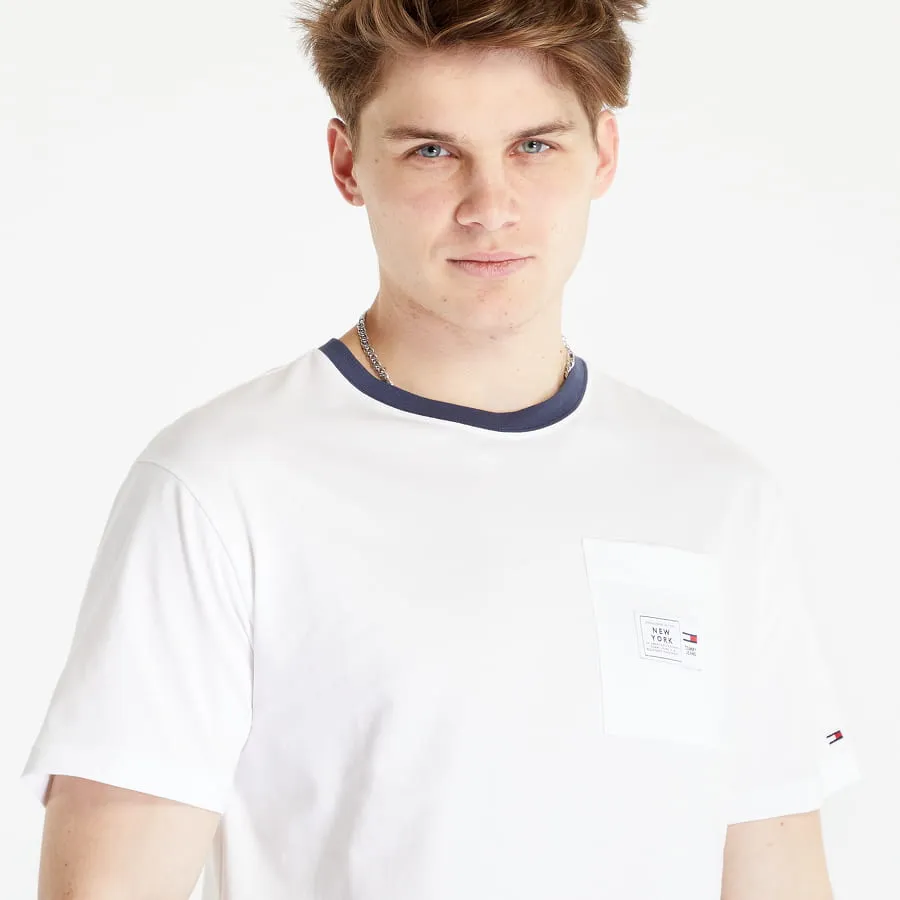 TOMMY HILFIGER JEANS CLASSIC LABEL RINGE TSHIRT