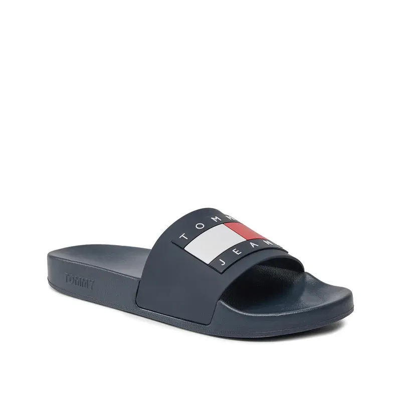 TOMMY JEANS POOL SLIDE ESS DARK NIGHT NAVY