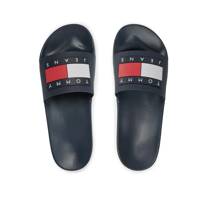 TOMMY JEANS POOL SLIDE ESS DARK NIGHT NAVY
