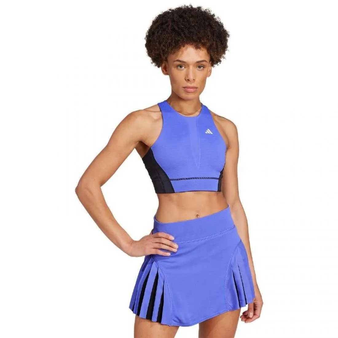 Top Adidas Pro Azul Cobalto Negro Mujer | Adidas