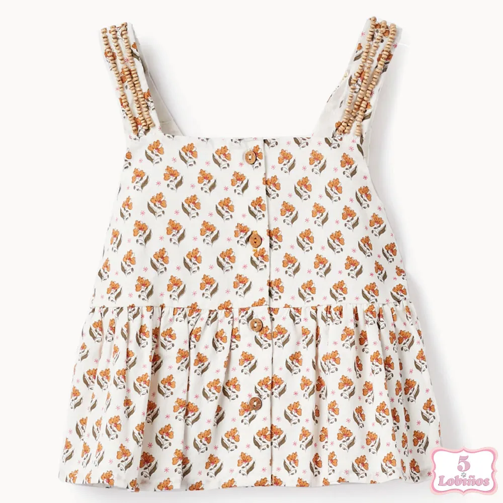 TOP FLORAL NIÑA ZIPPY