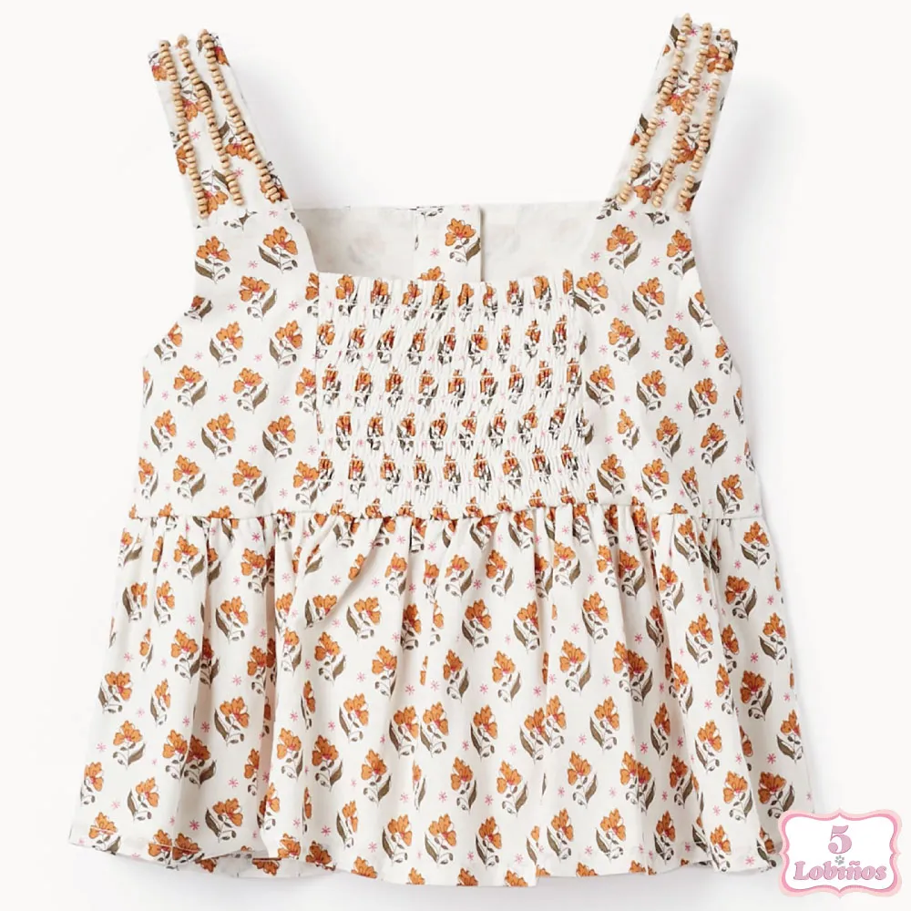 TOP FLORAL NIÑA ZIPPY