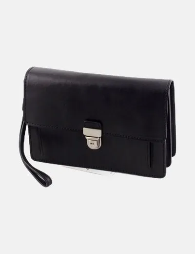 Trujillo Bolso mano solapa negro